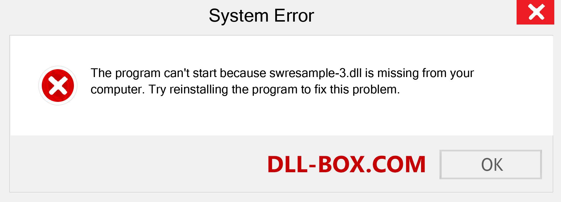  swresample-3.dll file is missing?. Download for Windows 7, 8, 10 - Fix  swresample-3 dll Missing Error on Windows, photos, images
